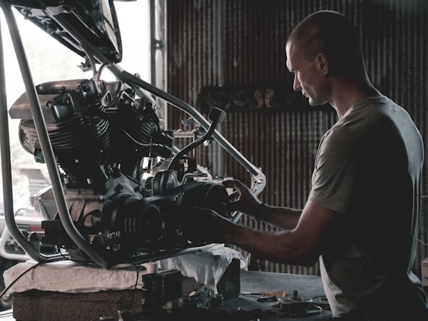 V8 Engine Block Assembly